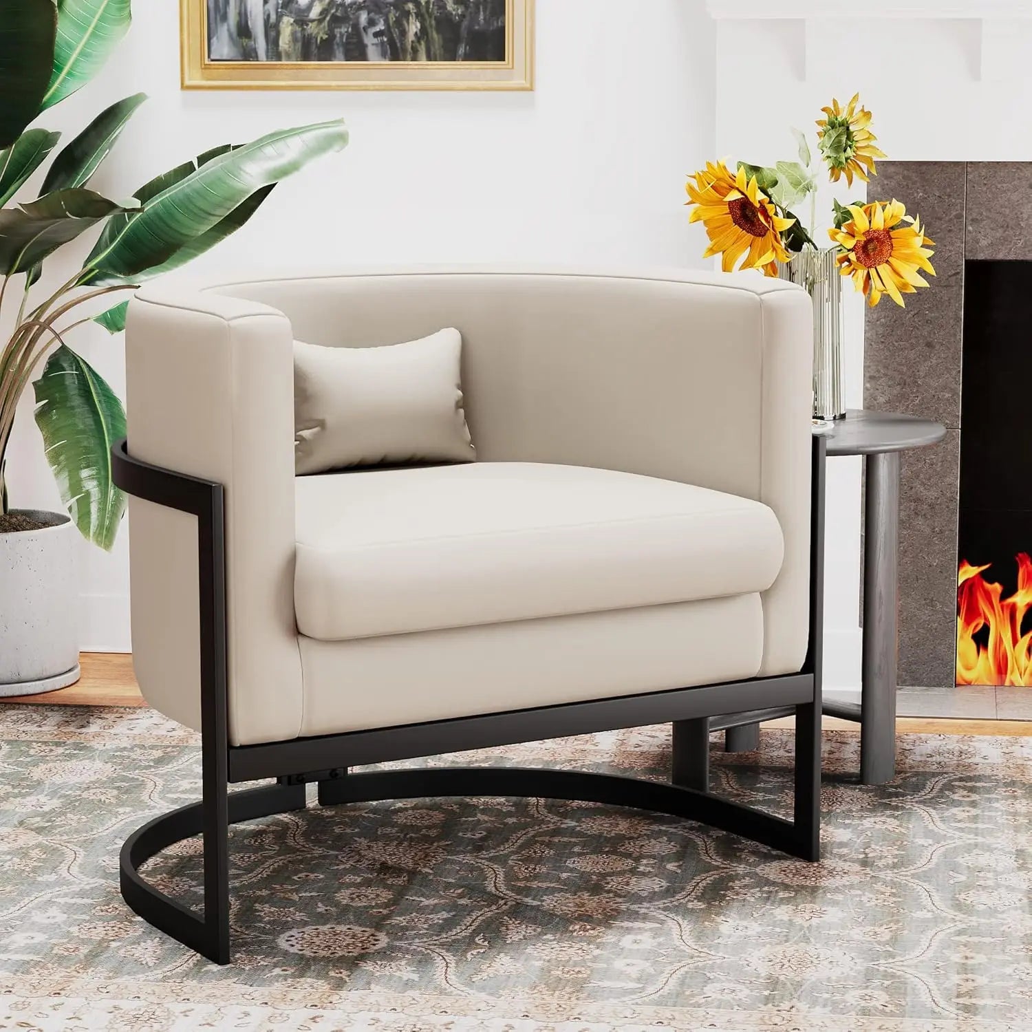 The Southern Atelier – Velvet Nest Lounge Chair - The Southern AtelierSKU_1754143265821_329