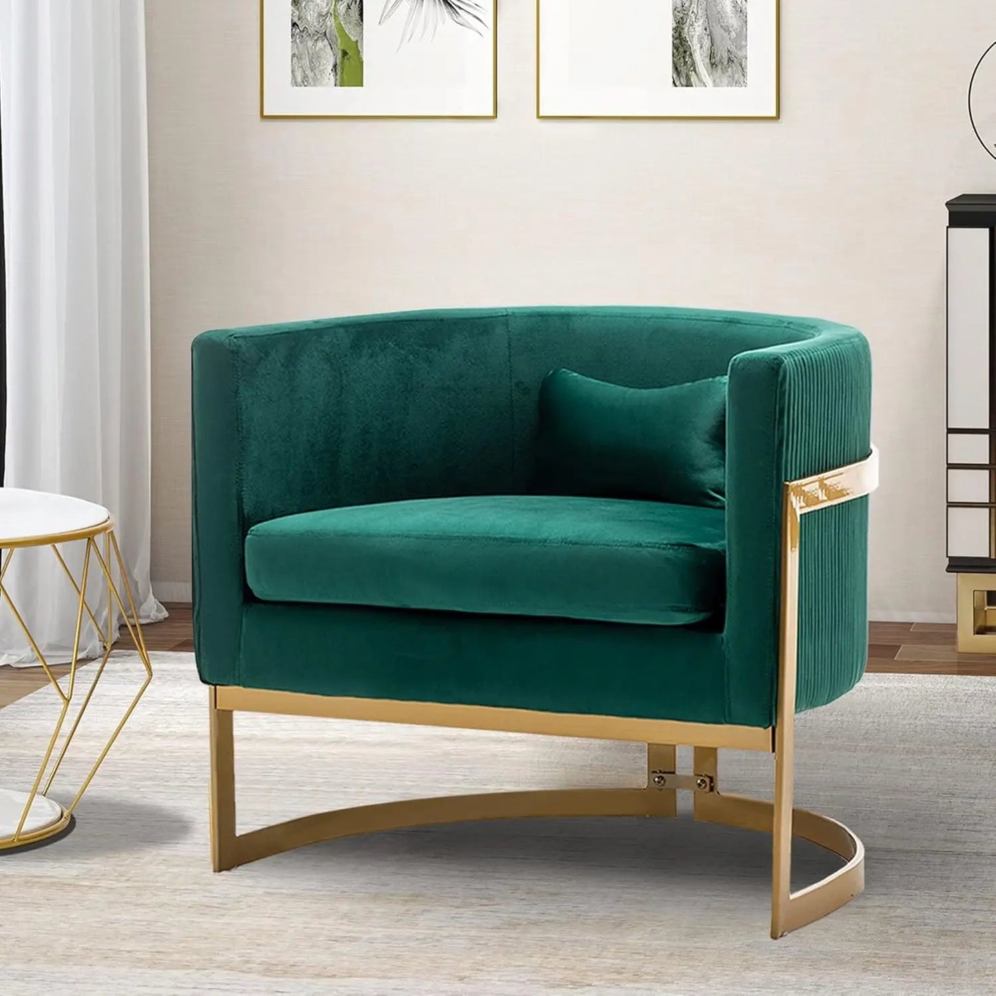 The Southern Atelier – Velvet Nest Lounge Chair - The Southern AtelierSKU_1754143265821_647