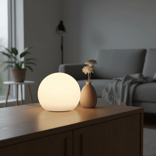The Southern Atelier – Vibrant Round Table Lamp with Customisable Colour Options for a Luminous Atmosphere - The Southern AtelierSKU_1763119232079_83