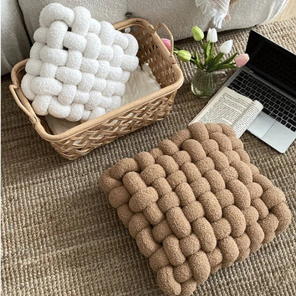 The Southern Atelier – Vibrant Textured Nordic Knot Cushion for a Serene Ambiance - The Southern AtelierSKU_1763119229408_760