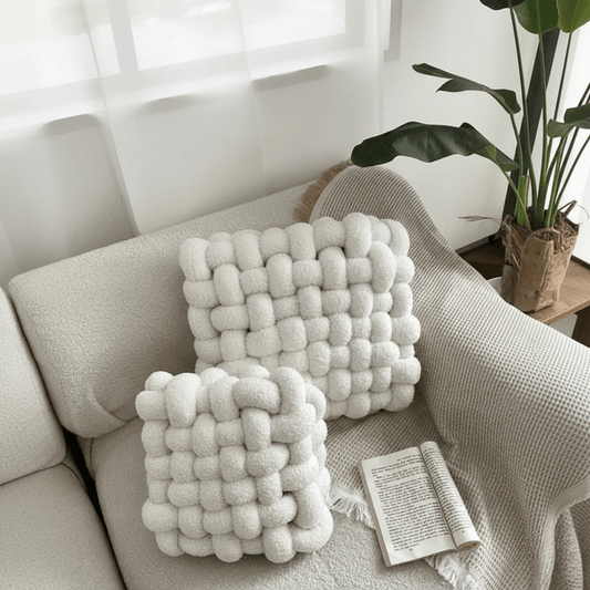 The Southern Atelier – Vibrant Textured Nordic Knot Cushion for a Serene Ambiance - The Southern AtelierSKU_1763119229408_760