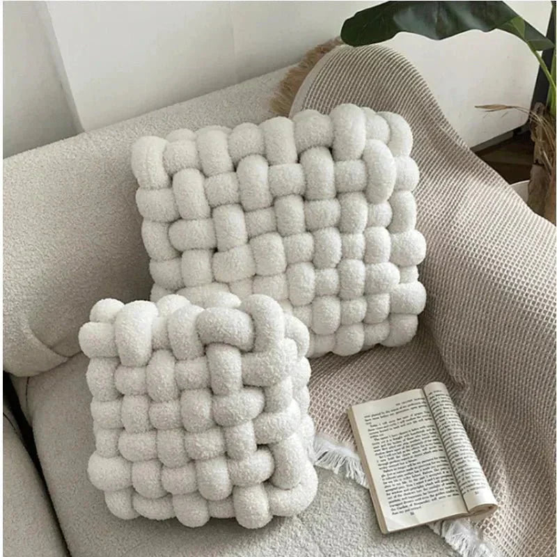 The Southern Atelier – Vibrant Textured Nordic Knot Cushion for a Serene Ambiance - The Southern AtelierSKU_1763119229408_760