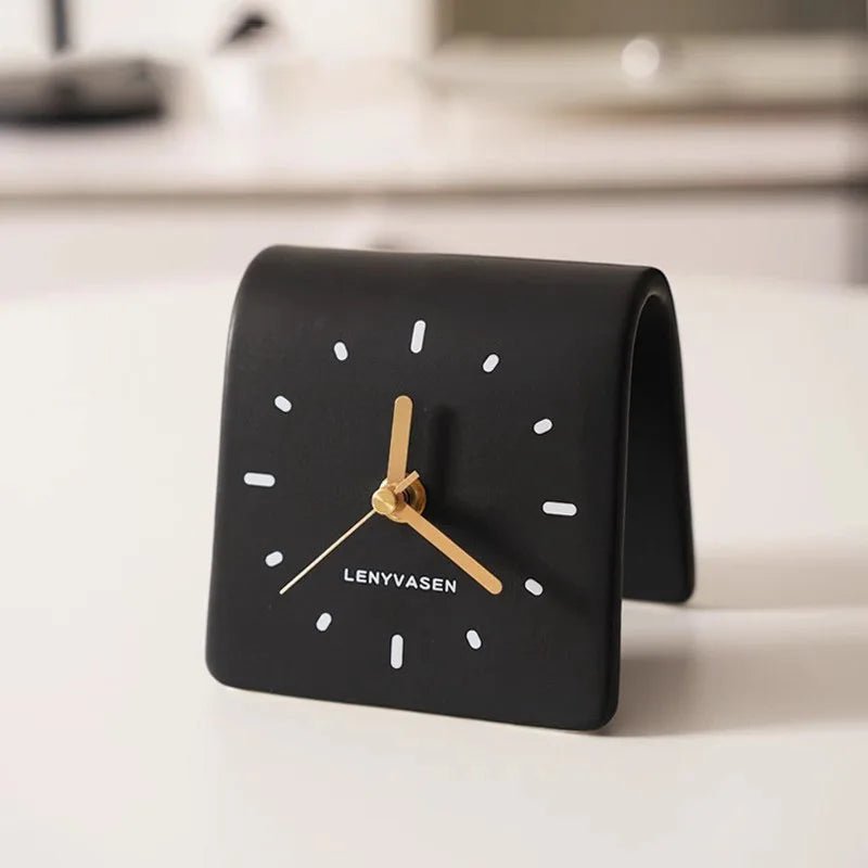 The Southern Atelier – Vintage Ceramic Desk Clock - The Southern AtelierSKU_1755802860418_108