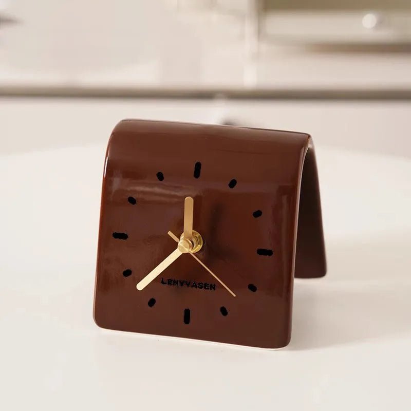 The Southern Atelier – Vintage Ceramic Desk Clock - The Southern AtelierSKU_1755802860418_356