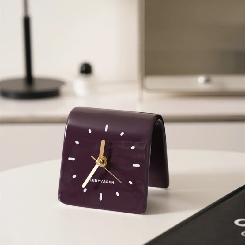 The Southern Atelier – Vintage Ceramic Desk Clock - The Southern AtelierSKU_1755802860418_356