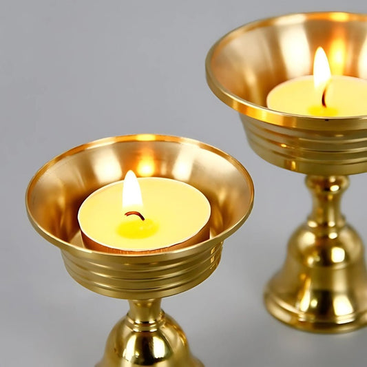 The Southern Atelier – Vintage Copper Candle Holder - The Southern AtelierSKU_1754935815447_979
