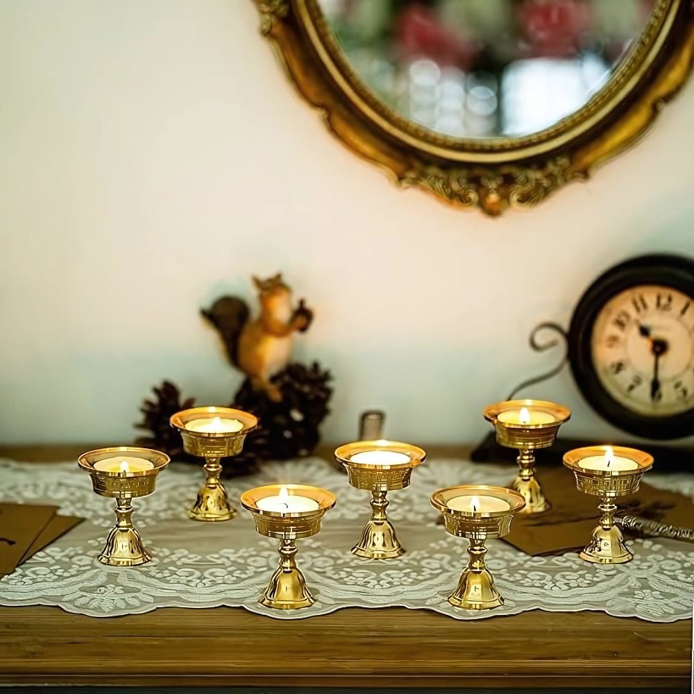 The Southern Atelier – Vintage Copper Candle Holder - The Southern AtelierSKU_1754935815447_979