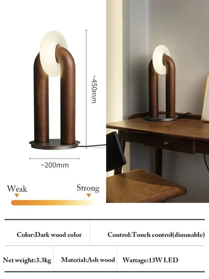 The Southern Atelier – Vintage Wood Table Lamp - The Southern AtelierSKU_1754206853521_501