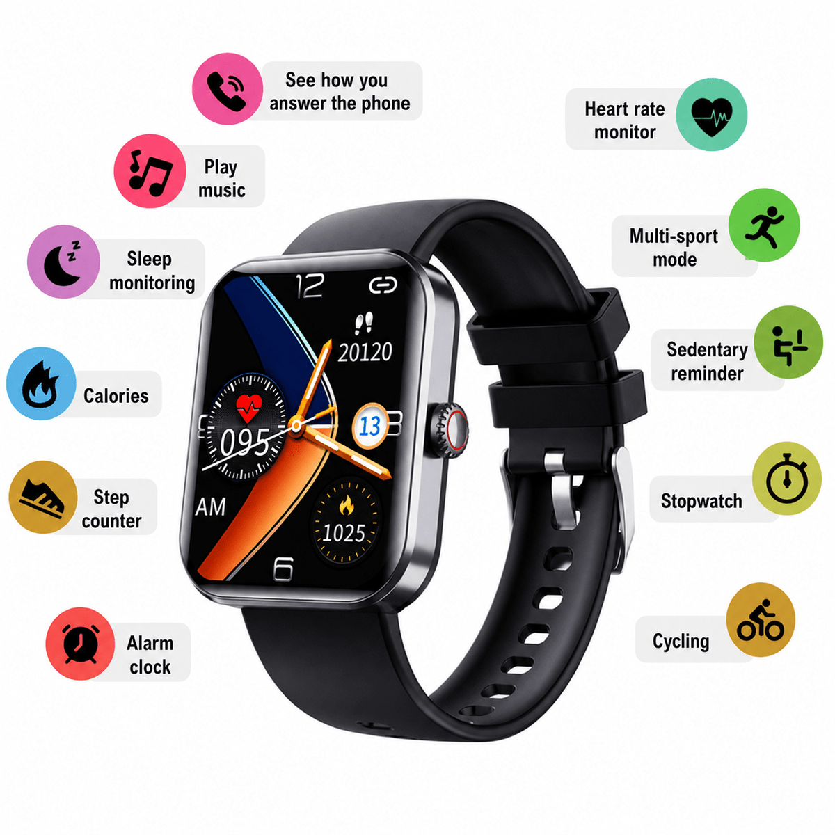The Southern Atelier - Virello Needle-Free Blood Glucose Monitor Smartwatch for Real-Time Health Tracking - The Southern AtelierSKU_1786566000935_343