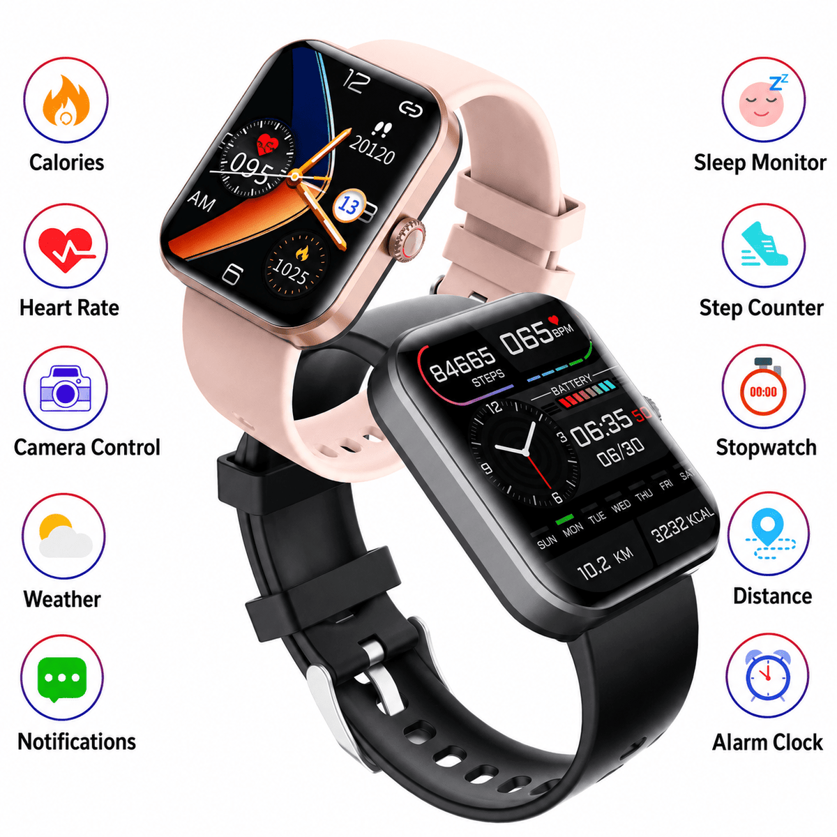 The Southern Atelier - Virello Needle-Free Blood Glucose Monitor Smartwatch for Real-Time Health Tracking - The Southern AtelierSKU_1786566000935_343