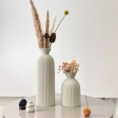 The Southern Atelier – Wavy Textured Ceramic Vases for Dried Flowers with Timeless Charm - The Southern AtelierSKU_1775450117205_586