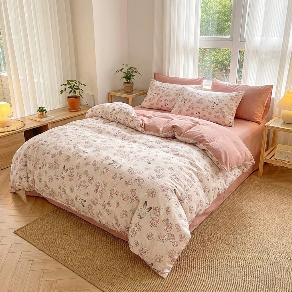The Southern Atelier – Whimsical Cotton Bedding Set for Elegant Comfort with Timeless Charm - The Southern AtelierSKU_1769008035542_310