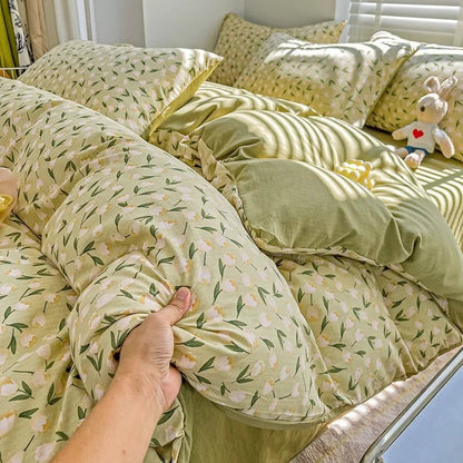 The Southern Atelier – Whimsical Cotton Bedding Set for Elegant Comfort with Timeless Charm - The Southern AtelierSKU_1769008035542_47