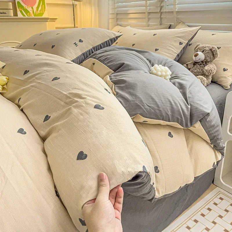 The Southern Atelier – Whimsical Cotton Bedding Set for Elegant Comfort with Timeless Charm - The Southern AtelierSKU_1769008035542_719