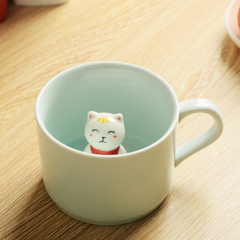 The Southern Atelier – Whimsical Earthenware 3D Animal Mug for a Stylish Tea Time - The Southern AtelierSKU_1775450197453_310