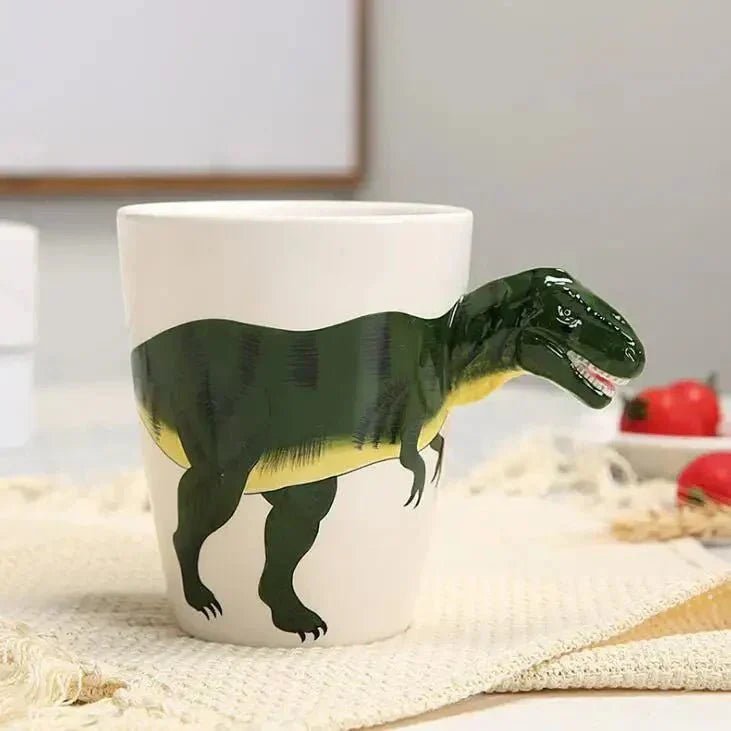 The Southern Atelier – Whimsical Hand-Painted Mug in 3D Dinosaur Design for a Cheerful Morning Vibe - The Southern AtelierSKU_1775450139103_177