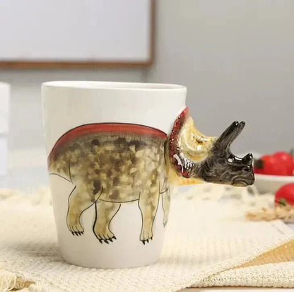 The Southern Atelier – Whimsical Hand-Painted Mug in 3D Dinosaur Design for a Cheerful Morning Vibe - The Southern AtelierSKU_1775450139103_665