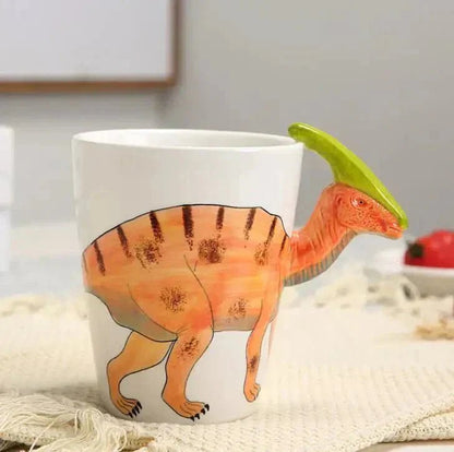 The Southern Atelier – Whimsical Hand-Painted Mug in 3D Dinosaur Design for a Cheerful Morning Vibe - The Southern AtelierSKU_1775450139103_834