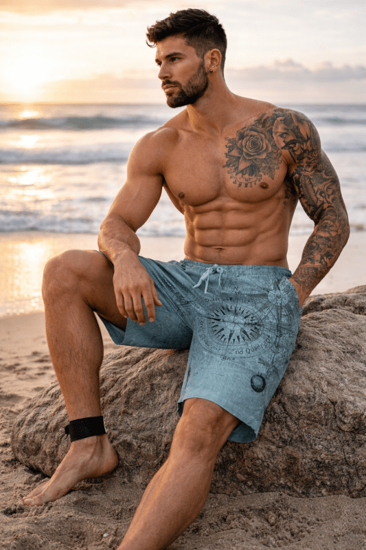 The Southern Atelier - Wildlands Quick-Dry Knee-Length Shorts for Travel and Everyday Wear - The Southern AtelierSKU_1784316676858_443