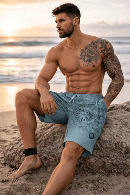 The Southern Atelier - Wildlands Quick-Dry Knee-Length Shorts for Travel and Everyday Wear - The Southern AtelierSKU_1784316676858_443