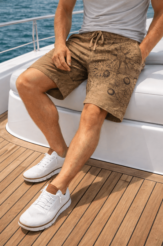 The Southern Atelier - Wildlands Quick-Dry Knee-Length Shorts for Travel and Everyday Wear - The Southern AtelierSKU_1784316676858_443