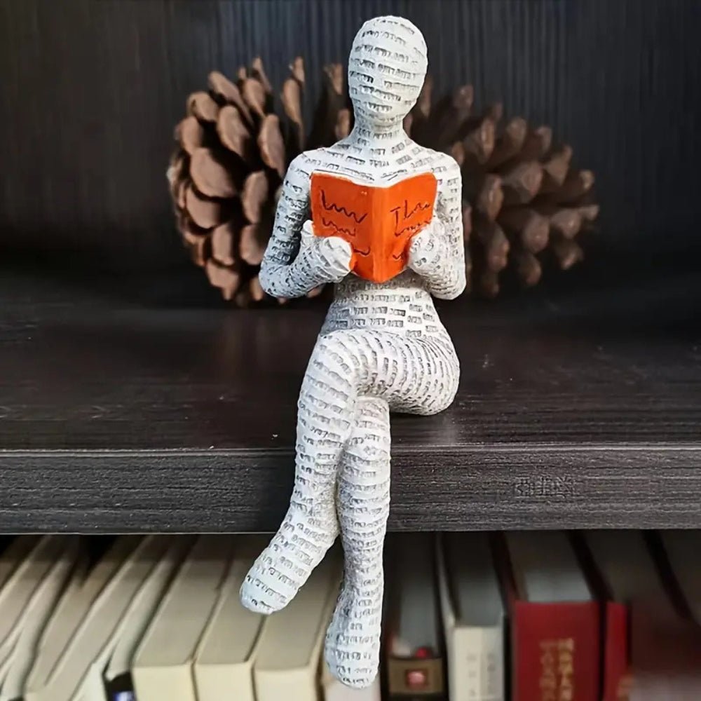The Southern Atelier – Woman Reading Shelf Decor - The Southern AtelierSKU_1755202303683_182
