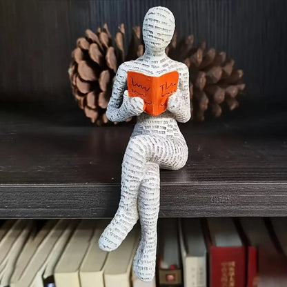 The Southern Atelier – Woman Reading Shelf Decor - The Southern AtelierSKU_1755202303683_182
