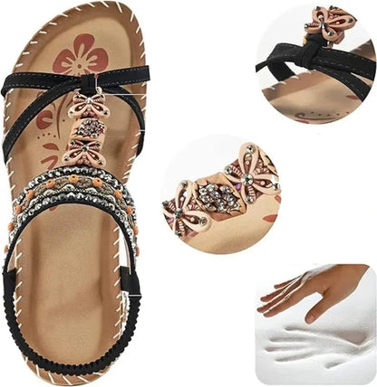 The Southern Atelier - Women's Vegan Orthopedic Sandals with Anti-Slip Stability Sole for All-Day Comfort - The Southern AtelierSKU_1786566475019_758