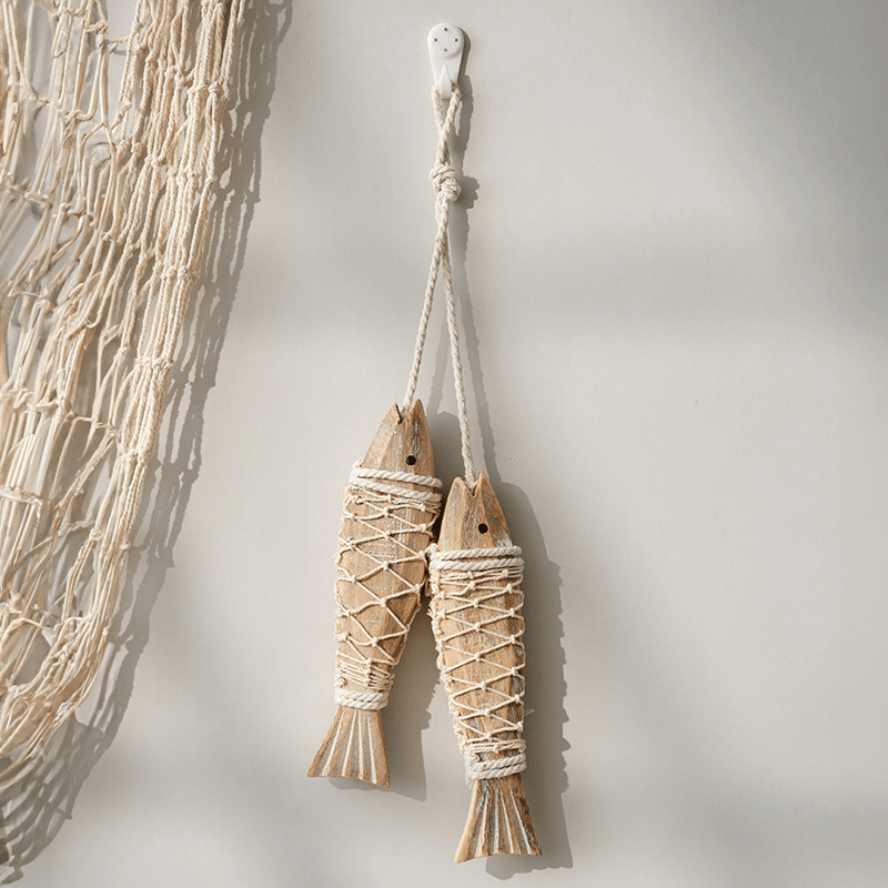 The Southern Atelier – Wooden Fish Figurines with Rustic Rope Details for Timeless Spaces - The Southern AtelierSKU_1775908980363_334