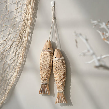 The Southern Atelier – Wooden Fish Figurines with Rustic Rope Details for Timeless Spaces - The Southern AtelierSKU_1775908980363_954