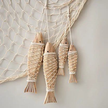 The Southern Atelier – Wooden Fish Figurines with Rustic Rope Details for Timeless Spaces - The Southern AtelierSKU_1775908980363_954