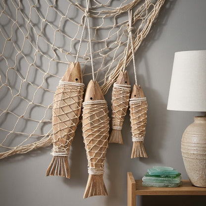 The Southern Atelier – Wooden Fish Figurines with Rustic Rope Details for Timeless Spaces - The Southern AtelierSKU_1775908980363_954