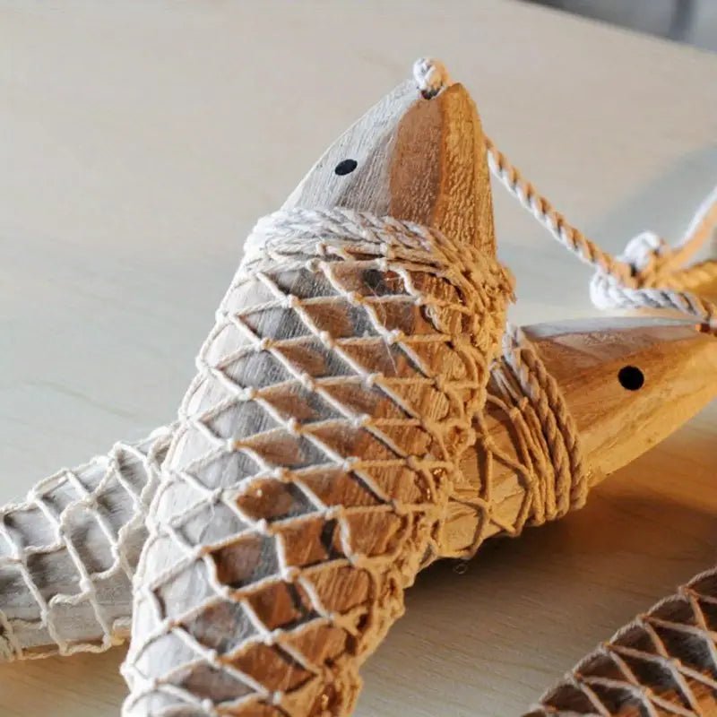 The Southern Atelier – Wooden Fish Figurines with Rustic Rope Details for Timeless Spaces - The Southern AtelierSKU_1775908980363_954