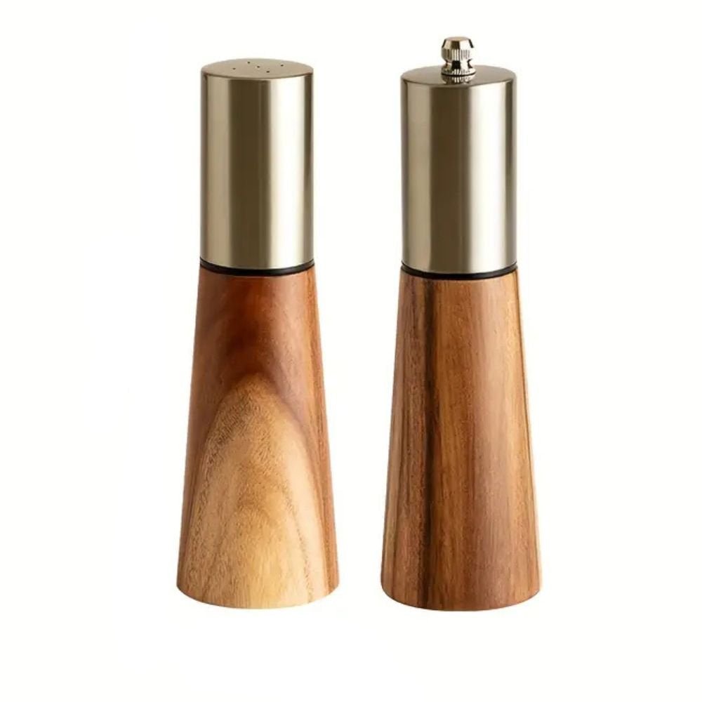 The Southern Atelier – Wooden Salt Cellar & Pepper Mill - The Southern AtelierSKU_1762349684027_406
