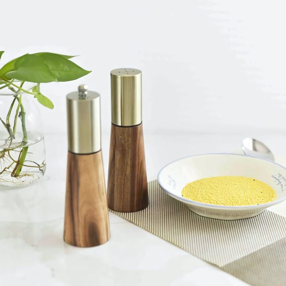 The Southern Atelier – Wooden Salt Cellar & Pepper Mill - The Southern AtelierSKU_1762349684027_406