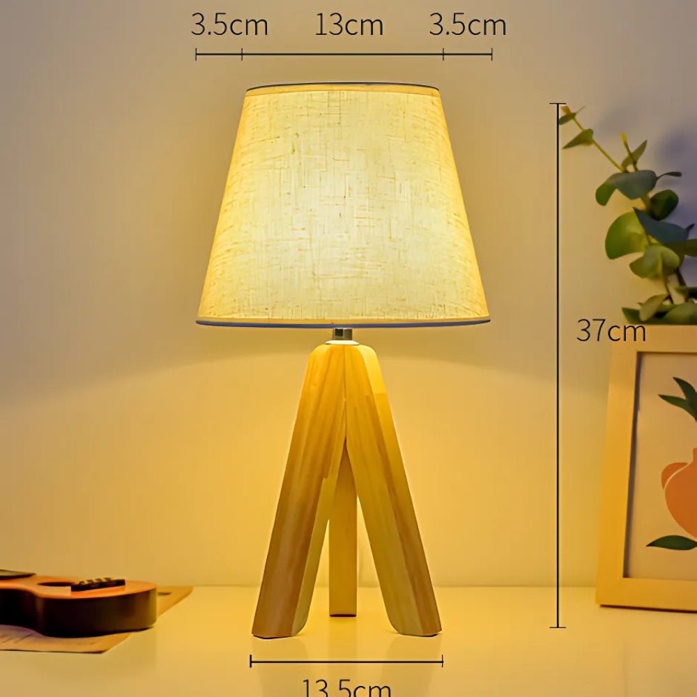 The Southern Atelier – Wooden Tripod USB Lamp - The Southern AtelierSKU_1755202180203_140