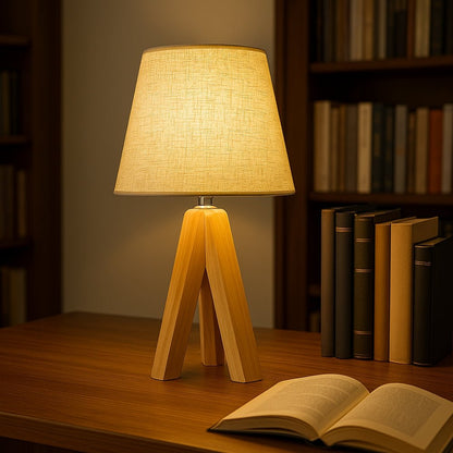 The Southern Atelier – Wooden Tripod USB Lamp - The Southern AtelierSKU_1755202180203_140