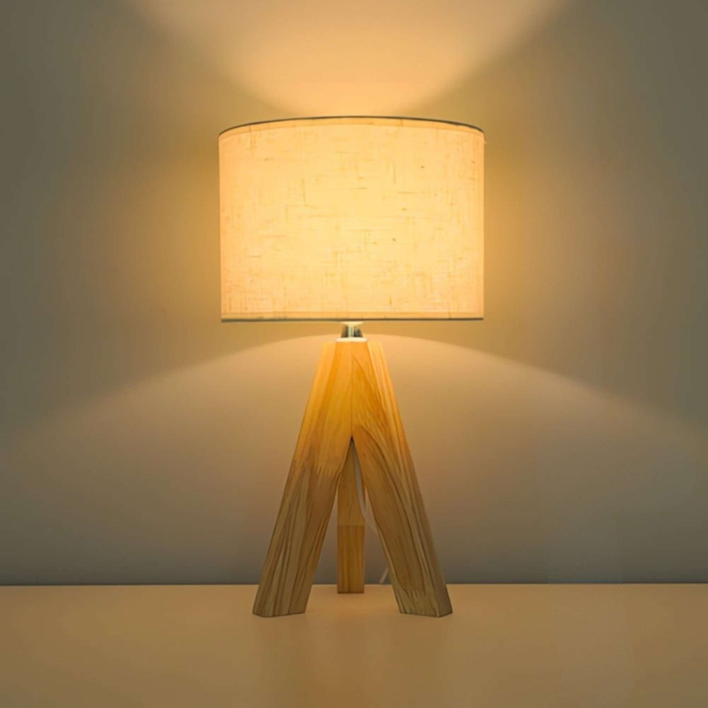 The Southern Atelier – Wooden Tripod USB Lamp - The Southern AtelierSKU_1755202180203_140