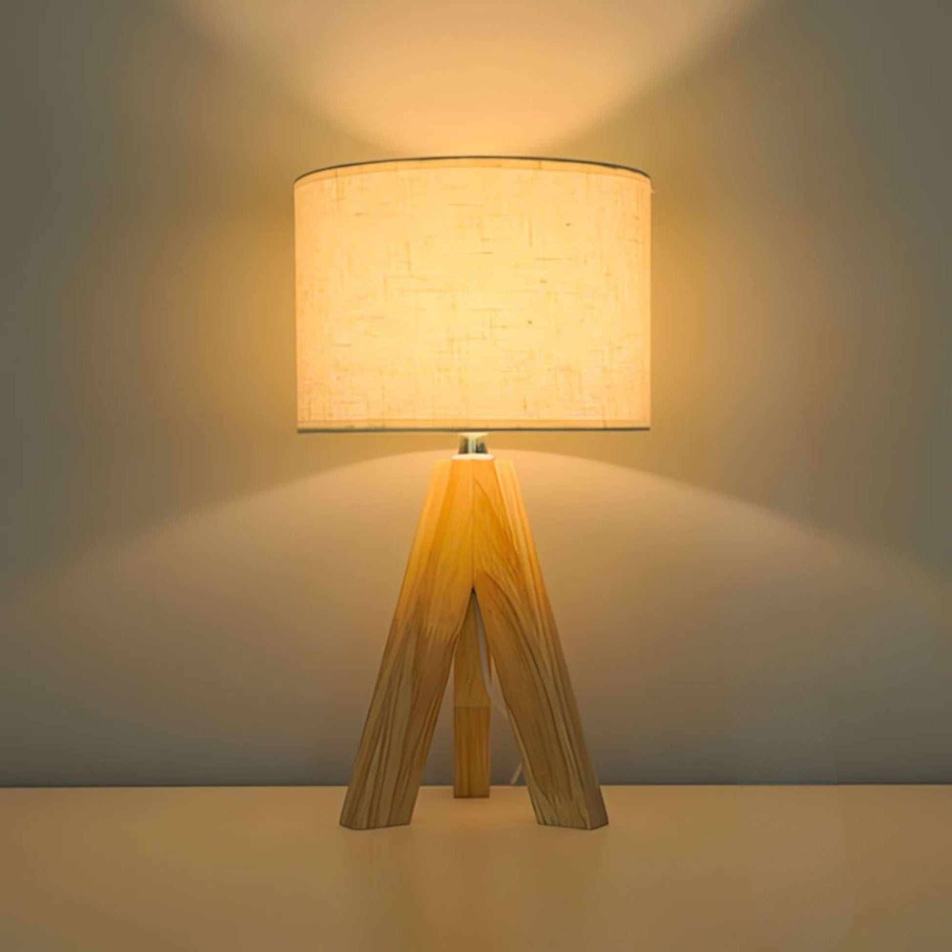 The Southern Atelier – Wooden Tripod USB Lamp - The Southern AtelierSKU_1755202180203_140