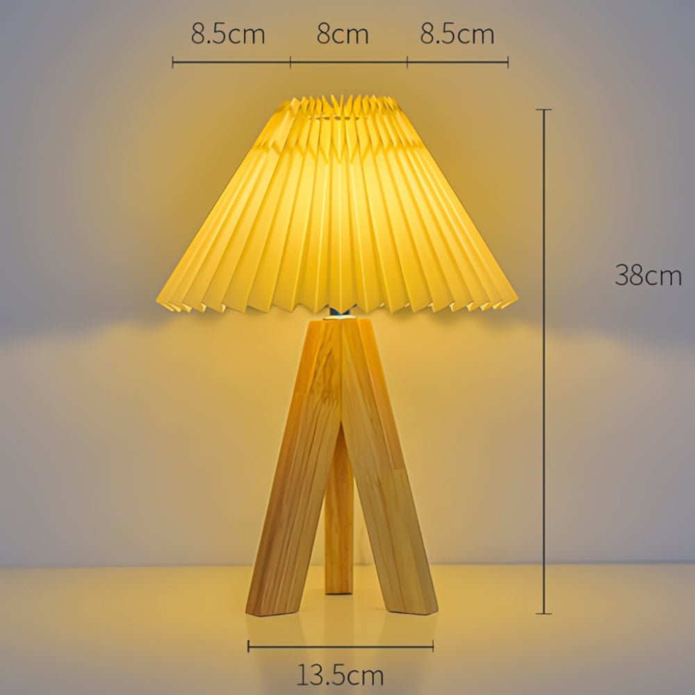 The Southern Atelier – Wooden Tripod USB Lamp - The Southern AtelierSKU_1755202180203_140