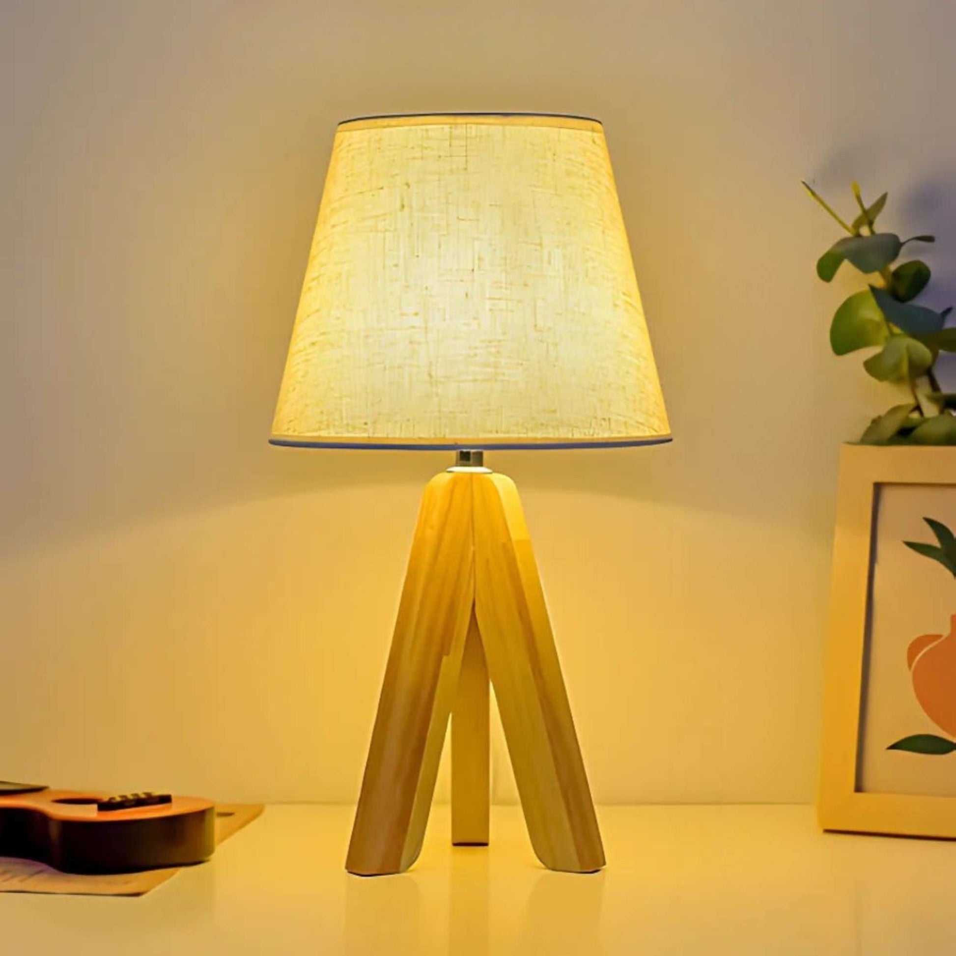 The Southern Atelier – Wooden Tripod USB Lamp - The Southern AtelierSKU_1755202180203_279