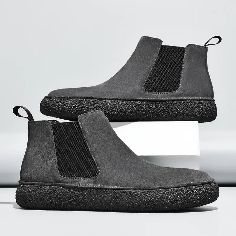 Winslow Suede Chelsea Boots with Supportive Cushioned Insole for All-Day Comfort - The Southern AtelierSKU_1791063517581_412
