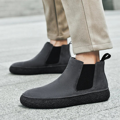 Winslow Suede Chelsea Boots with Supportive Cushioned Insole for All-Day Comfort - The Southern AtelierSKU_1791063517581_412
