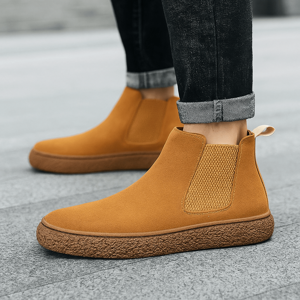 Winslow Suede Chelsea Boots with Supportive Cushioned Insole for All-Day Comfort - The Southern AtelierSKU_1791063517581_816