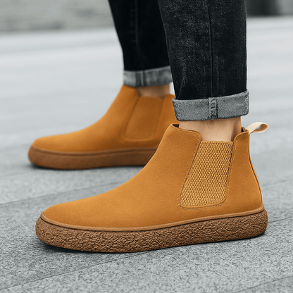 Winslow Suede Chelsea Boots with Supportive Cushioned Insole for All-Day Comfort - The Southern AtelierSKU_1791063517581_816